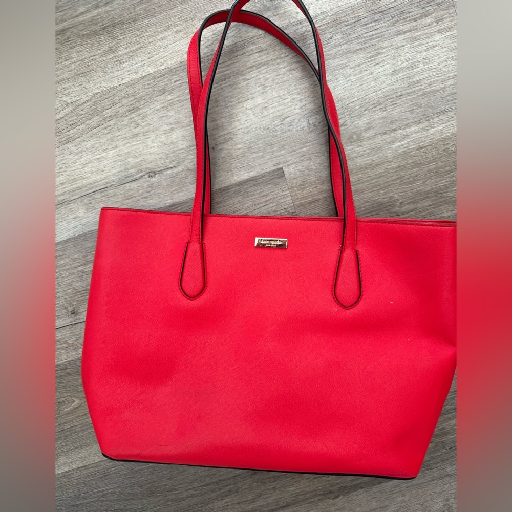 Kate Spade Bold Red Tote Bag